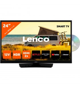 Televizor LED Lenco DVL-2483BK (60 cm (24 inchi), negru, WXGA, tuner triplu, SmartTV)