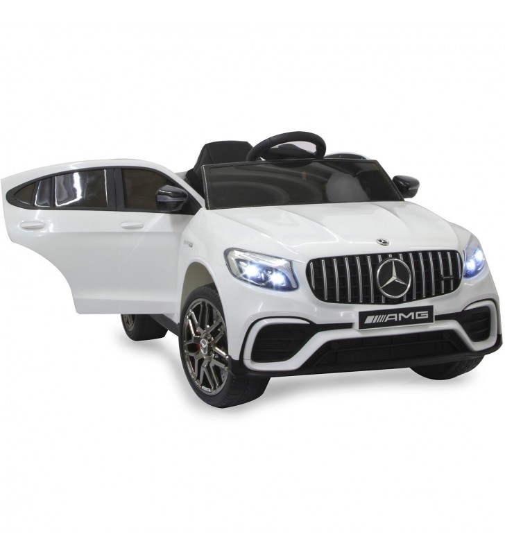 Jamara Ride-on Mercedes-Benz AMG GLC 63 S Coupé, vehicul pentru copii (alb, 12V)