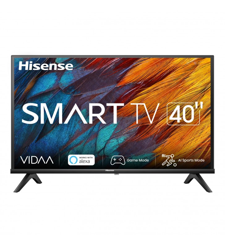 Hisense 40A4K televizor 101,6 cm (40") Full HD Smart TV Wi-Fi Negru