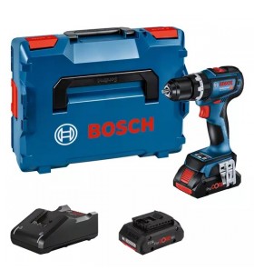 Bosch GSB 18V-90 C 2100 RPM 1,2 kilograme Negru, Albastru, Roşu