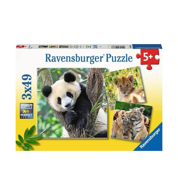 Ravensburger 05666 puzzle-uri Puzzle Contour 49 buc. Animale