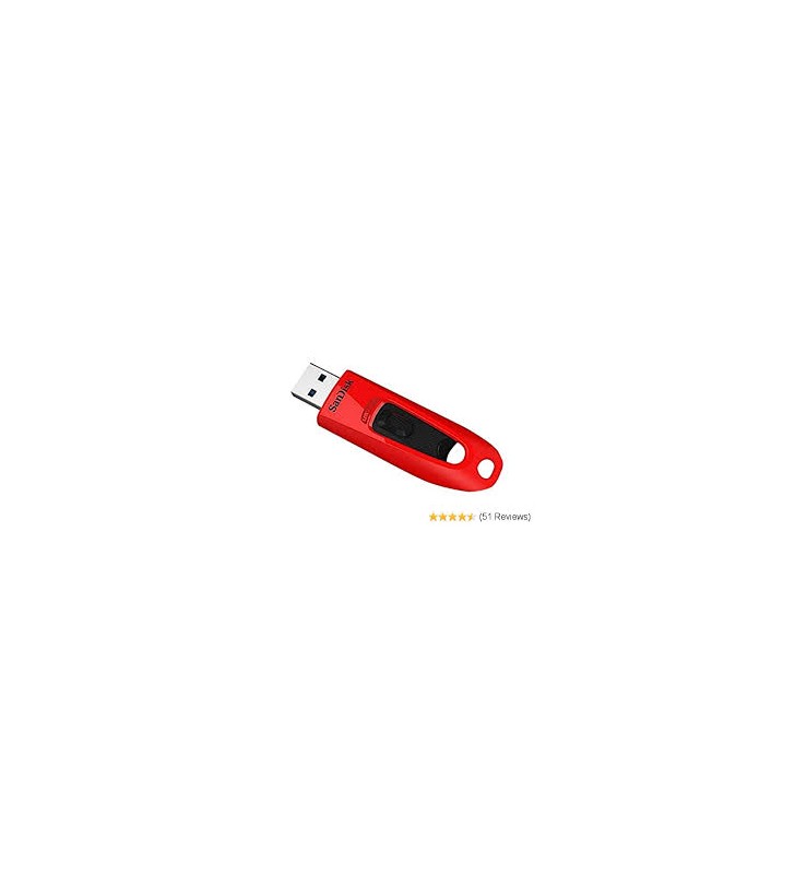 ULTRA 64 GB USB FLASH DRIVE/USB 3.0 UP TO 100MB/S READ RED