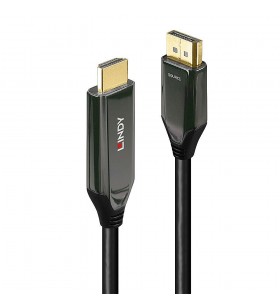 Lindy 40931 adaptor pentru cabluri video 2 m HDMI Tip A (Standard) DisplayPort Negru