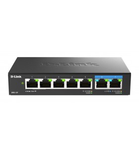 D-Link DMS-107/E switch-uri Fara management Gigabit Ethernet (10/100/1000) Negru