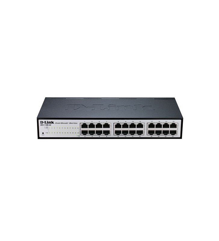 D-Link DGS-1100-24V2 Gestionate L2 Gigabit Ethernet (10/100/1000) 1U Negru, Gri