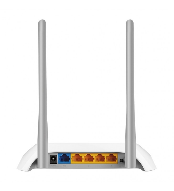 TP-LINK TL-WR840N router wireless Bandă unică (2.4 GHz) Fast Ethernet Gri, Alb