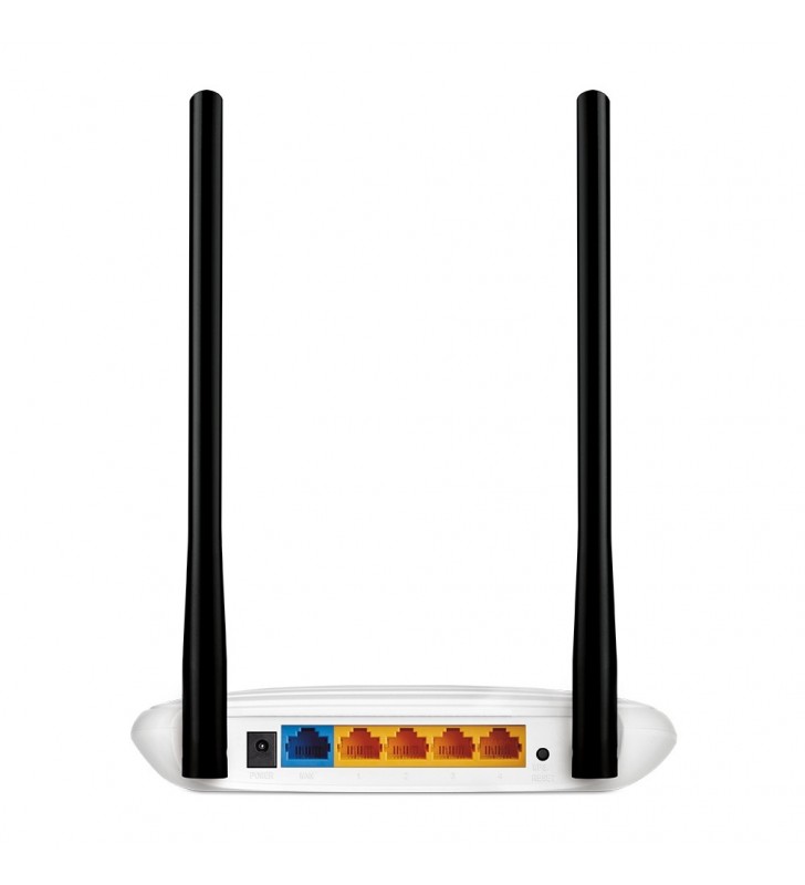 TP-LINK TL-WR841N router wireless Bandă unică (2.4 GHz) Fast Ethernet Negru, Alb