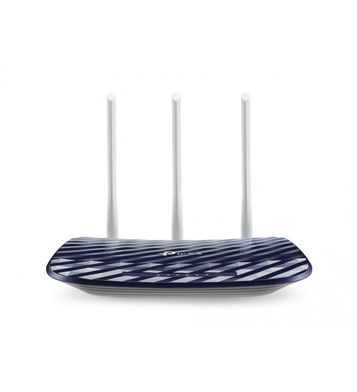TP-LINK AC750 router wireless Bandă dublă (2.4 GHz  5 GHz) Fast Ethernet Negru, Alb