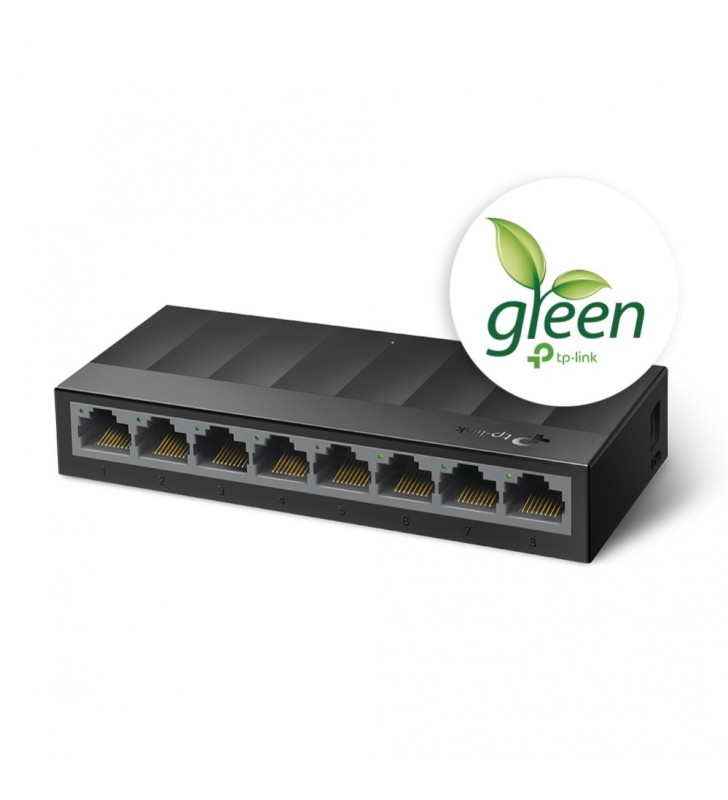 TP-LINK LS1008G switch-uri Fara management Gigabit Ethernet (10 100 1000) Negru