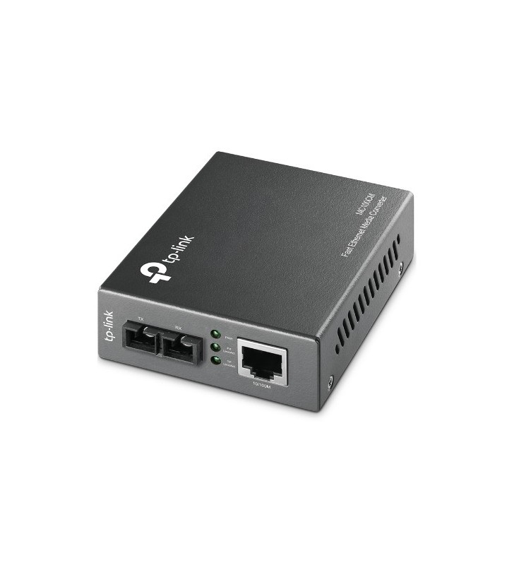 TP-LINK MC100CM convertoare media pentru rețea 100 Mbit s 1310 nm Multimodală Negru