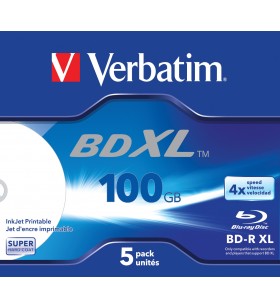 Verbatim 43789 discuri Blu-Ray blank BD-R 100 Giga Bites 5 buc.