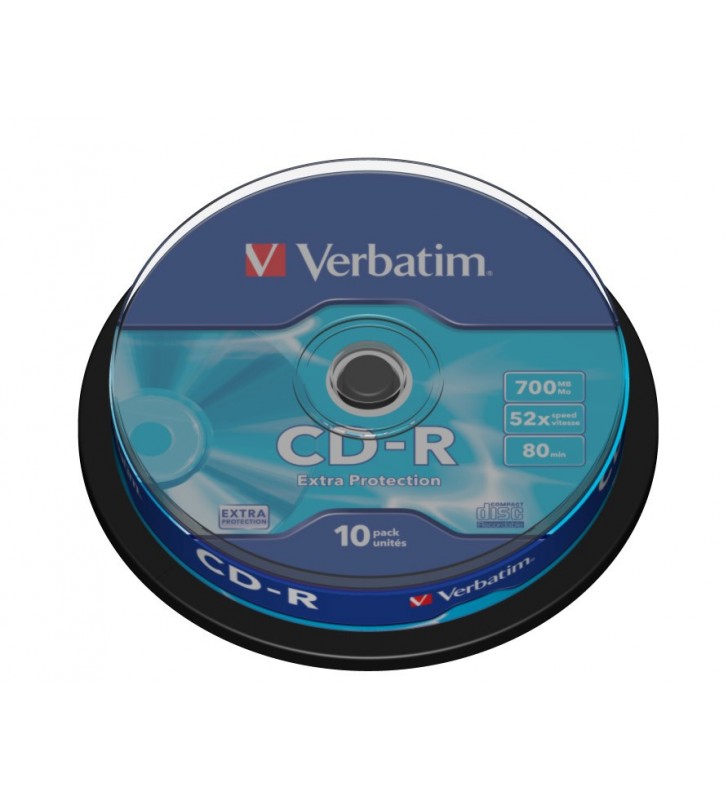 Verbatim CD-R Extra Protection 700 Mega bites 10 buc.