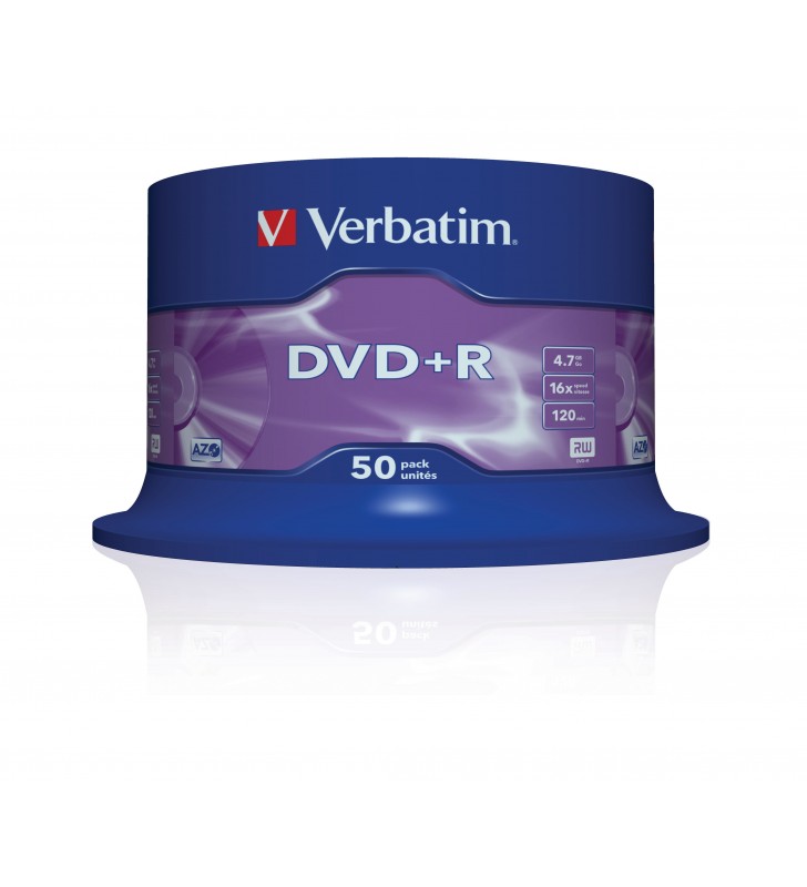 Verbatim 43550 DVD-uri blank 4,7 Giga Bites DVD+R 50 buc.