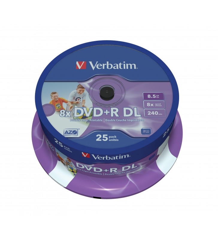 Verbatim 43667 DVD-uri blank 8,5 Giga Bites DVD+R DL 25 buc.