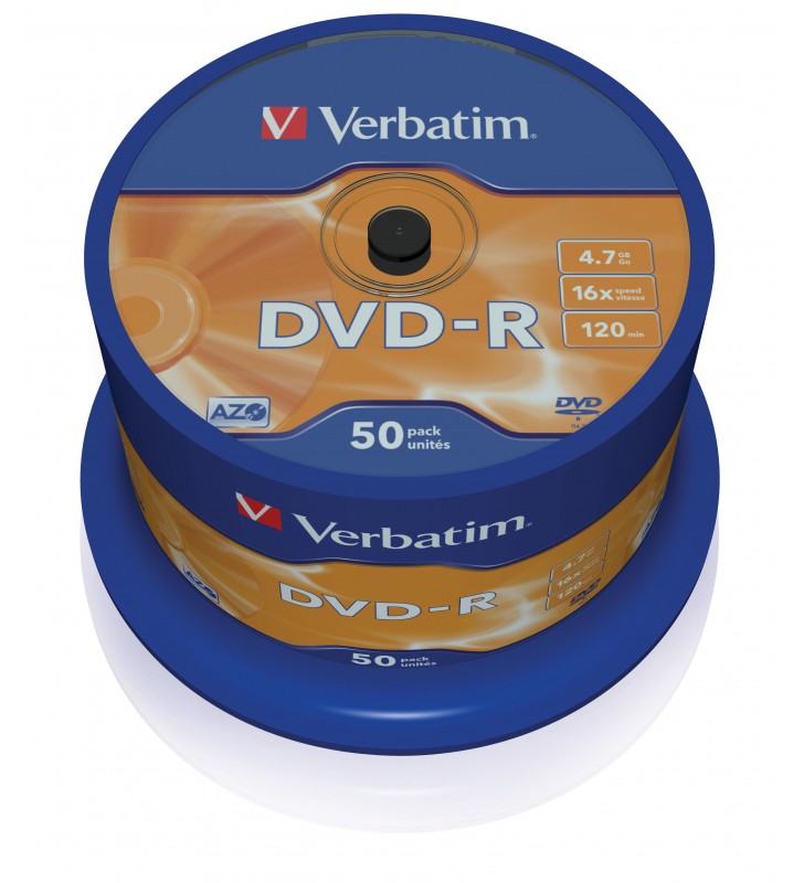 Verbatim DVD-R Matt Silver 4,7 Giga Bites 50 buc.