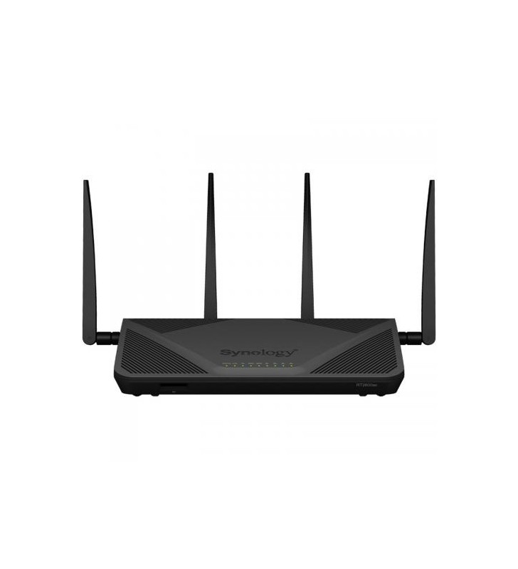 SYNOLOGY RT2600ac Wireless Router 4x4 MIMO Dual core 1.7 GHz 512 MB DDR3 RJ-45 x 7 USB3.0 x 1 USB2.0 x 1 SD-CARD x 1