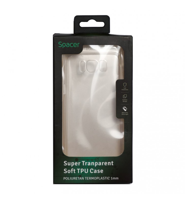 Husa telefon SuperTransparenta Spacer pentru Samsung S8, "SPT-STS-SA.S8"