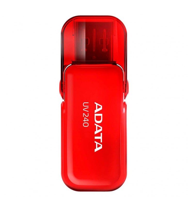 USB 2.0 ADATA  32GB, cu capac pliabil, Red "AUV240-32G-RRD" (include timbru verde 0.01 lei)