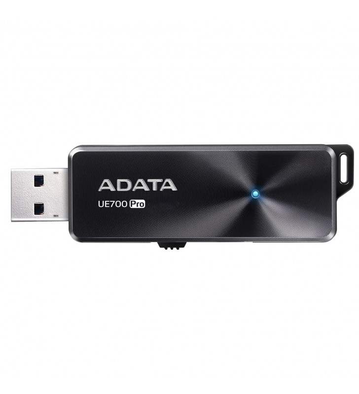 USB 3.1 ADATA 128GB, retractabil, Black, "UE700 Pro" "AUE700PRO-128G-CBK"(include timbru verde 0.01 lei)
