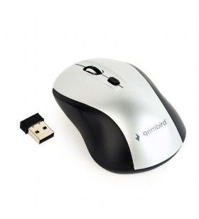 Wireless optical mouse, black/silver "MUSW-4B-02-BS"