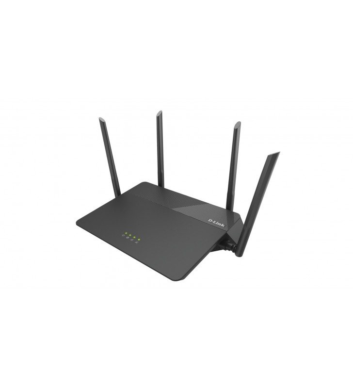D-Link EXO AC1900 MU-MIMO router wireless Bandă dublă (2.4 GHz  5 GHz) Gigabit Ethernet Negru
