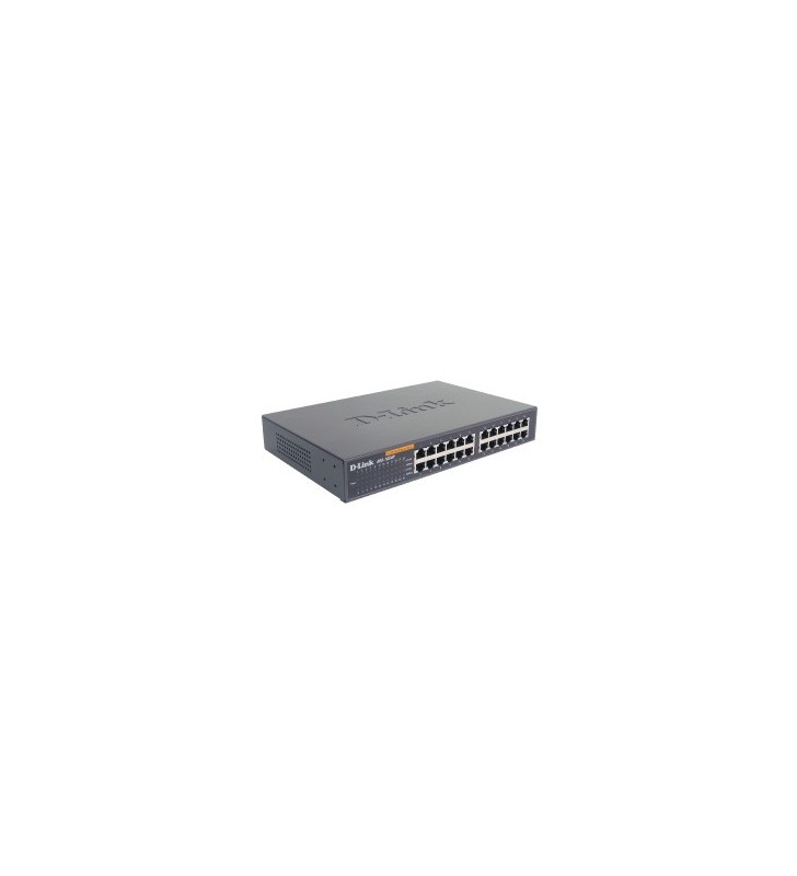 D-Link 24-port 10/100M NWay Desktop - Internal PSU (incl. 19" rack mount kit) Fara management
