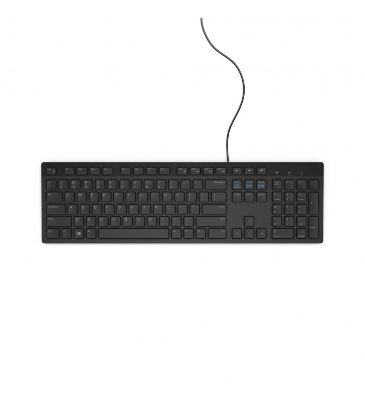 DELL KB216 tastaturi USB QWERTY US International Negru