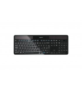 Logitech K750 tastaturi RF fără fir QWERTY Engleză Regatul Unit Negru