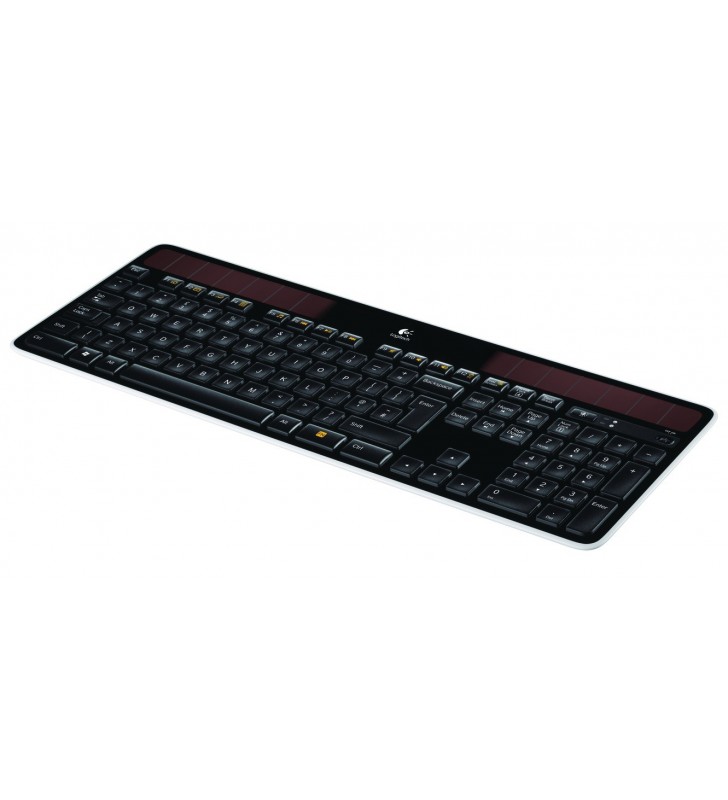 Logitech K750 tastaturi RF fără fir QWERTY Engleză Regatul Unit Negru