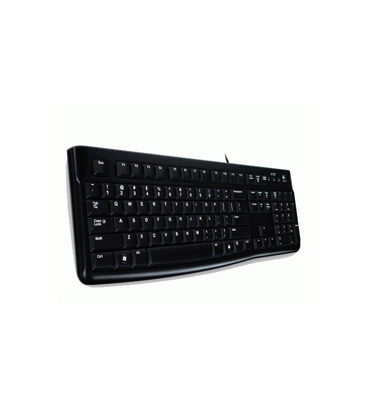 Logitech K120, US tastaturi USB QWERTY EER Internațional (Regiunea Est Europeană) Negru
