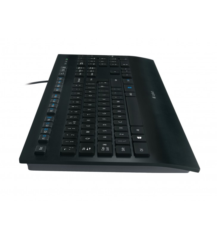 Logitech K280e tastaturi USB QWERTY US International Negru
