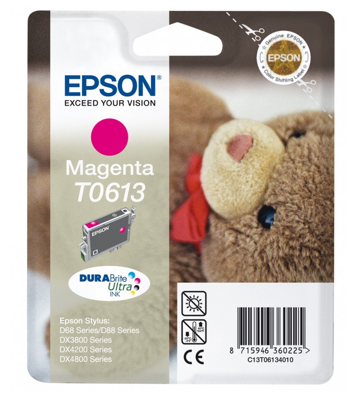 Epson Teddybear Cartuş Magenta T0613 DURABrite Ultra Ink