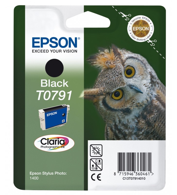 Epson Owl Cartuş Black T0791 Claria Photographic Ink