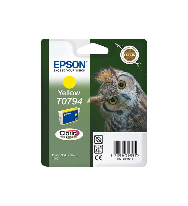 Epson Owl Cartuş Yellow T0794 Claria Photographic Ink
