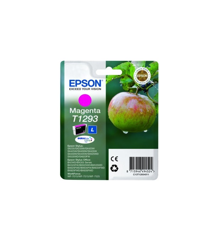 Epson Apple Singlepack Magenta T1293 DURABrite Ultra Ink