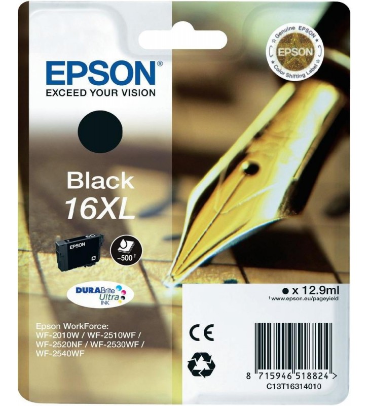 Epson Pen and crossword Singlepack Black 16XL DURABrite Ultra Ink