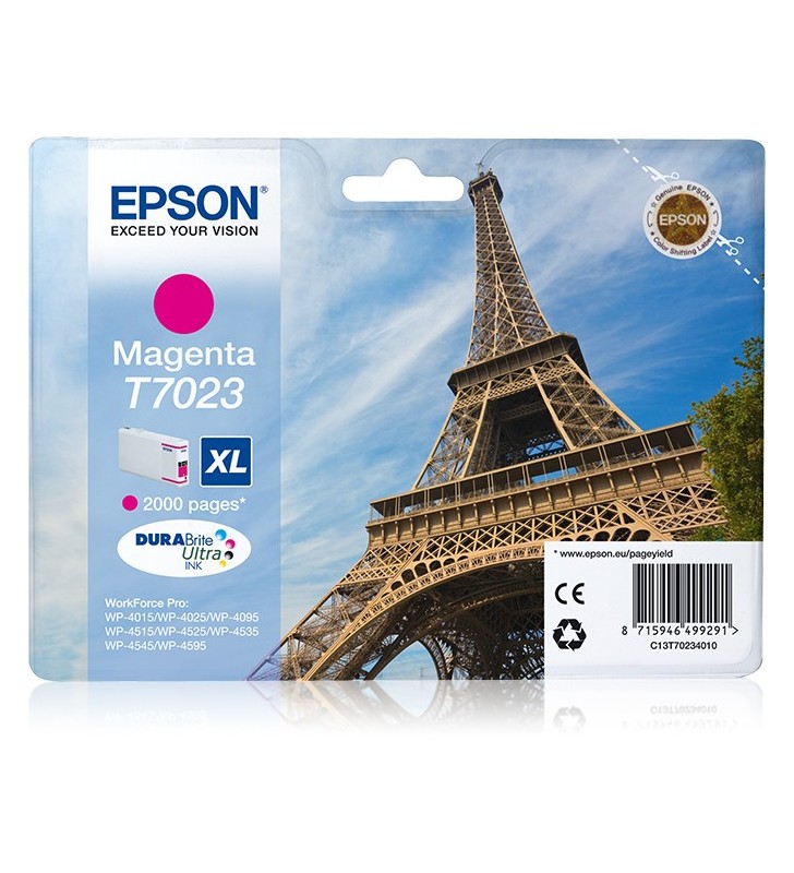 Epson Eiffel Tower Ink Cartridge XL Magenta 2k