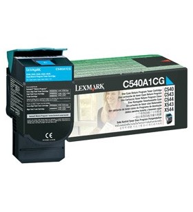 Lexmark C54x, X54x Cyan Return Programme Toner Cartridge (1K) Original