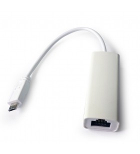 MicroUSB 2.0 LAN adapter for mobile devices "NIC-mU2-01"