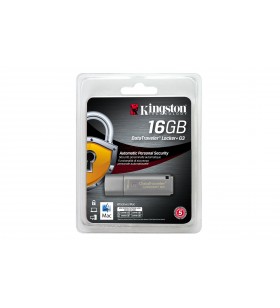 Kingston Technology DataTraveler Locker+ G3 16GB memorii flash USB 16 Giga Bites USB Tip-A 3.2 Gen 1 (3.1 Gen 1) Argint