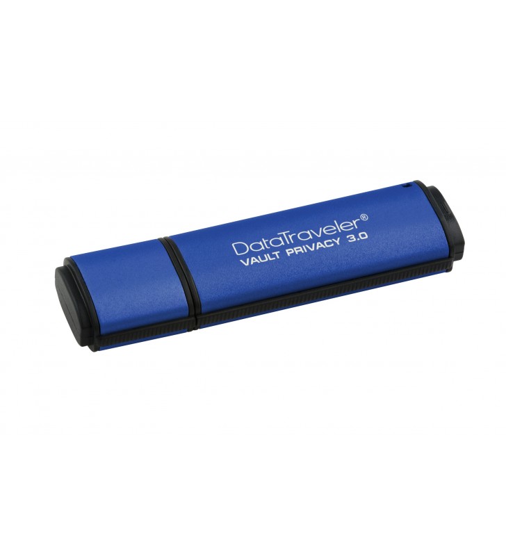 Kingston Technology DataTraveler Vault Privacy 3.0 8GB memorii flash USB 8 Giga Bites USB Tip-A 3.2 Gen 1 (3.1 Gen 1) Albastru