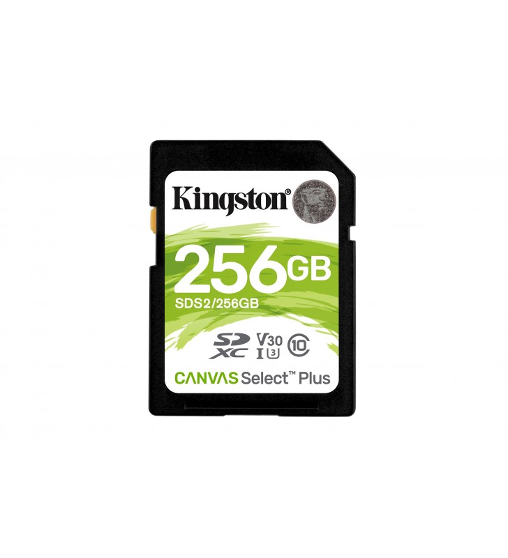 Kingston Technology Canvas Select Plus memorii flash 256 Giga Bites SDXC Clasa 10 UHS-I