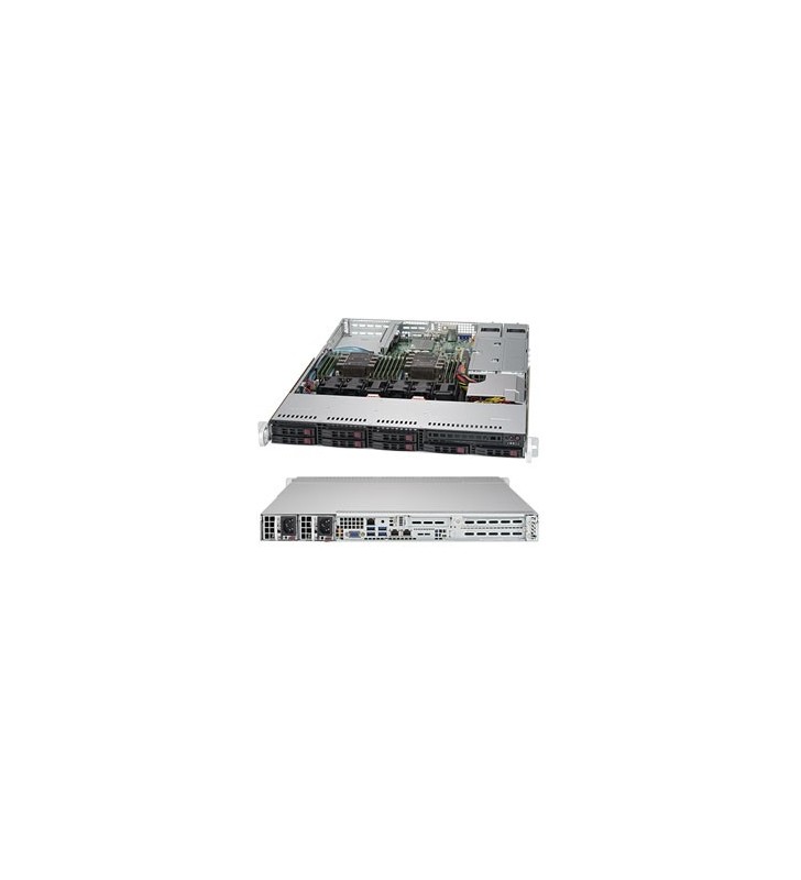 Supermicro SuperServer 1029P-WTR Intel® C621 LGA 3647 Cabinet metalic (1U) Negru