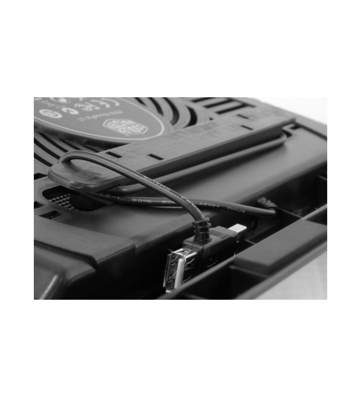 Cooler Master R9-NBC-NPL1-GP suporturi de răcire pentru calculatoarele portabile 43,2 cm (17") Negru