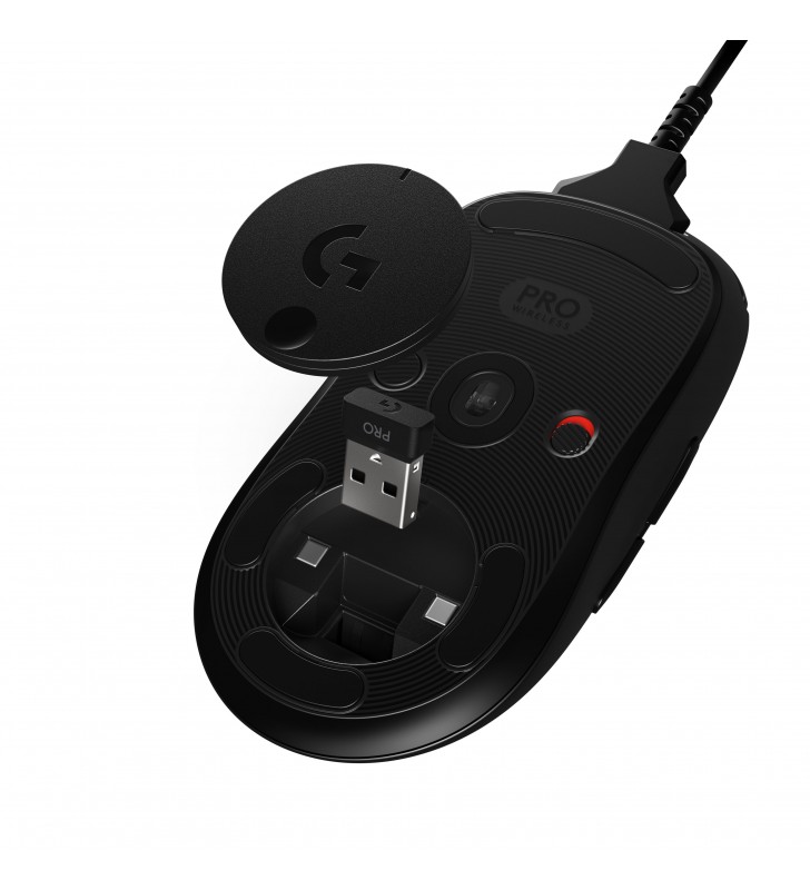 Logitech Pro mouse-uri RF fără fir Optice 16000 DPI Mâna dreaptă