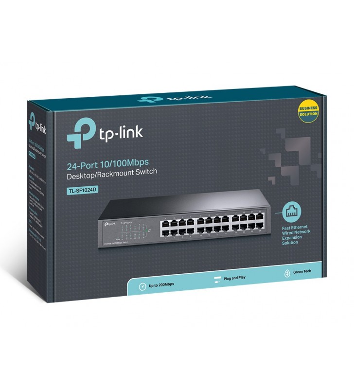 TP-LINK TL-SF1024D switch-uri Fast Ethernet (10/100) Negru