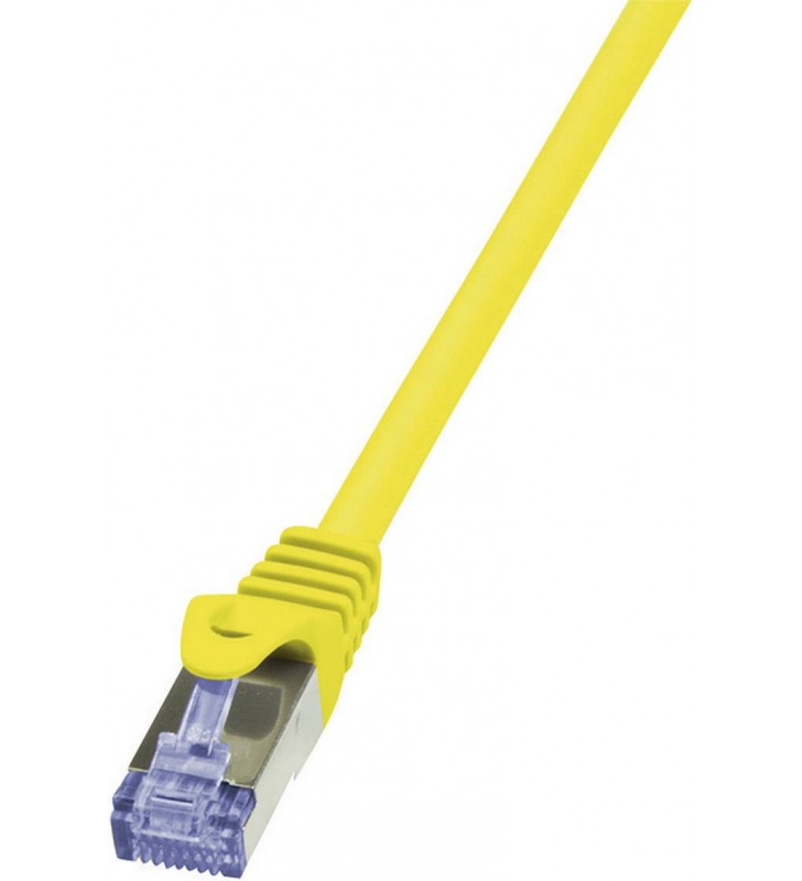 LOGILINK CQ3017S LOGILINK -Patch Cablu Cat.6A 10G S/FTP PIMF PrimeLine 0,25m galben