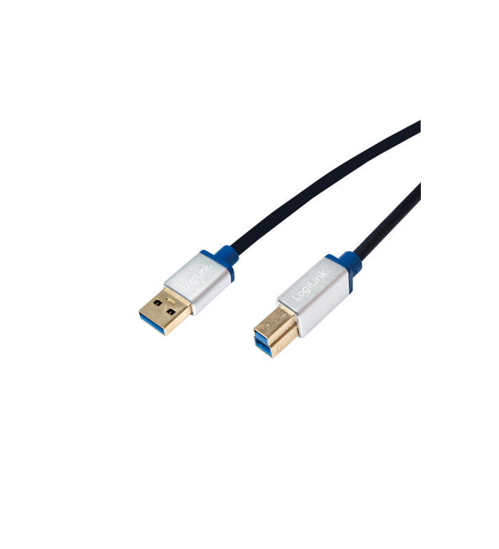 LOGILINK BUAB320 LOGILINK - Premium USB 3.0 Connection Cable, USB A Male to USB B Male, 2m