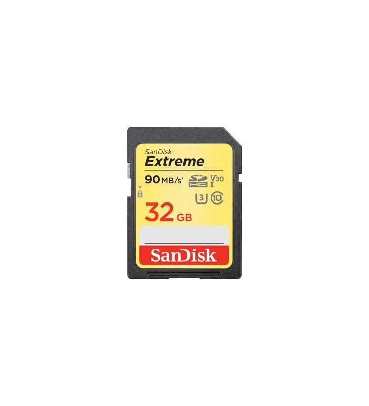 SANDISK SDSDXVE-032G-GNCIN Sandisk Extreme SDHC 32GB 90/40 MB/s V30 UHS-I U3