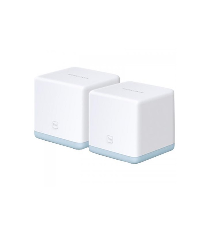 MESH Mercusys Sistem wireless Complete Coverage - router AC1200 Whole-Home "Halo S12(2-pack)" (include timbru verde 1 leu)